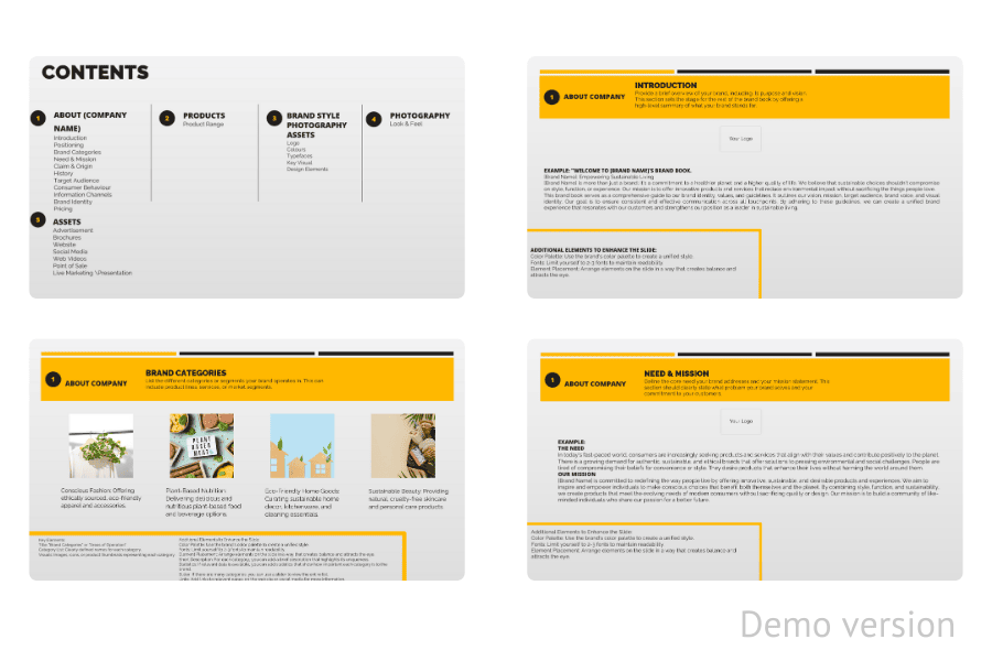 Brand Identity Guidelines Template – Customizable Brand Book for Businesses - Image 2