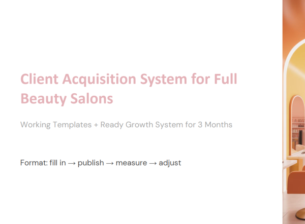 Client Acquisition System for Beauty Salons