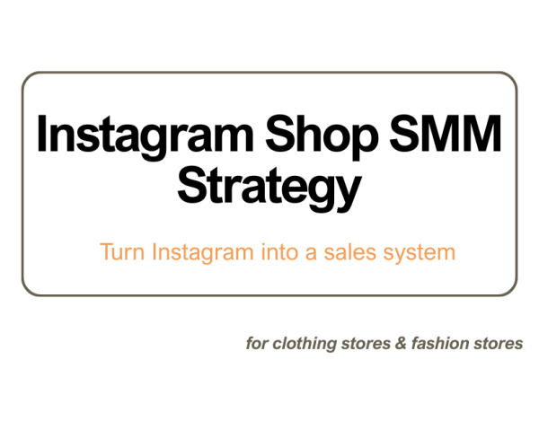 Instagram Shop SMM Strategy for Retail Sales