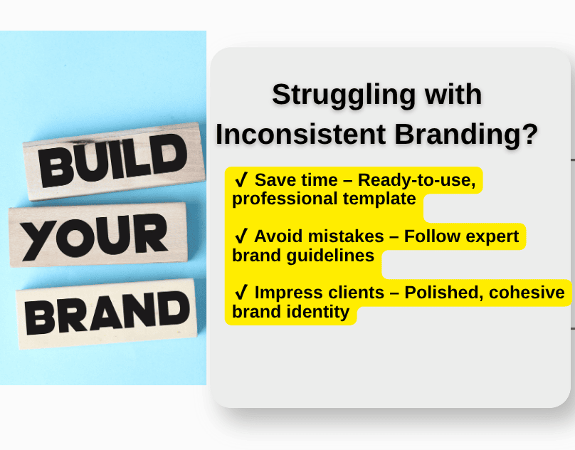 Brand Identity Guidelines Template – Customizable Brand Book for Businesses