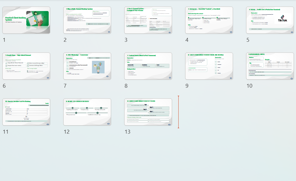 Practical Client Booking System for Nail Masters and Salons - Image 2