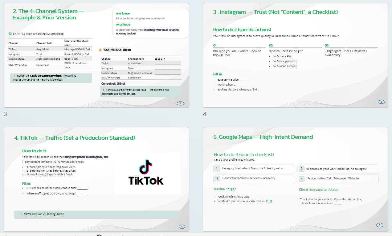 Practical Client Booking System for Nail Masters and Salons - Image 3