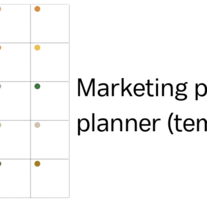 Marketing project planner (template)