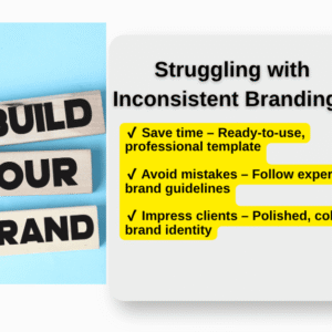 Brand Identity Guidelines Template – Customizable Brand Book for Businesses