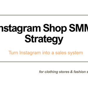 Instagram Shop SMM Strategy for Retail Sales