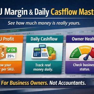 SKU Margin & Daily Cashflow Master